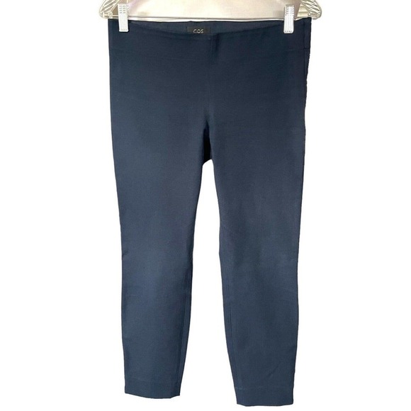 Cos Skinny Legging Women’s Trouser Side Zipper Ankle Zipper Navy Eur 38 US 6 - Picture 1 of 8